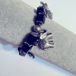 Cute Elephant Charm Bracelet